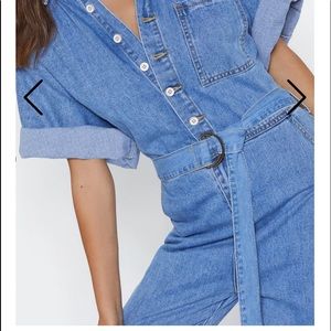 Nasty gal denim jumper new with tags